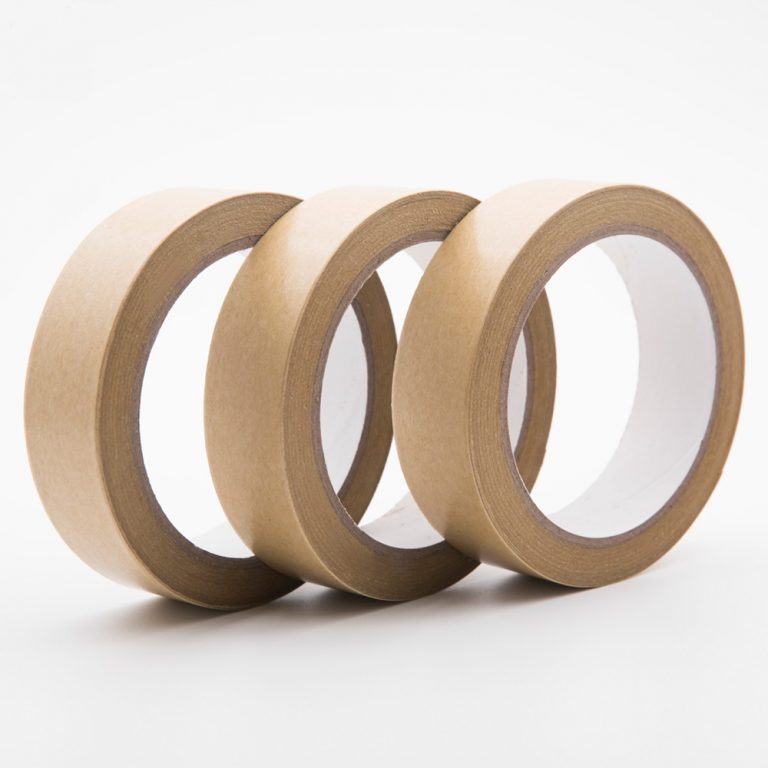 Adhesive Kraft Paper Packaging Tape Jumbo Roll | custom printed tape